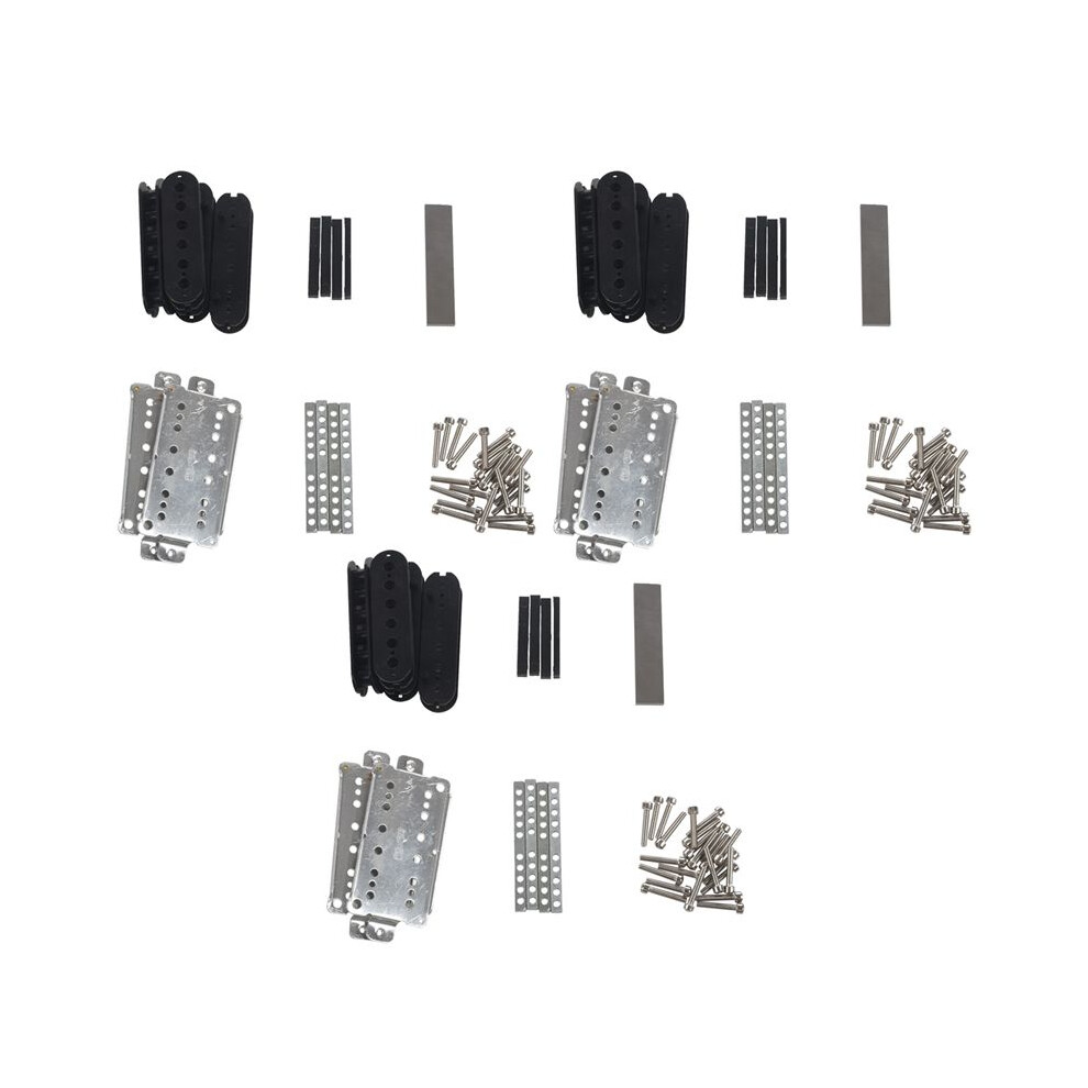 3 Set Guitar Humbucker Pickup Kits Producing Accessories/Cupronickel Baseplate/Spacer/Bobbin/ Pole Slug 6032340219358
