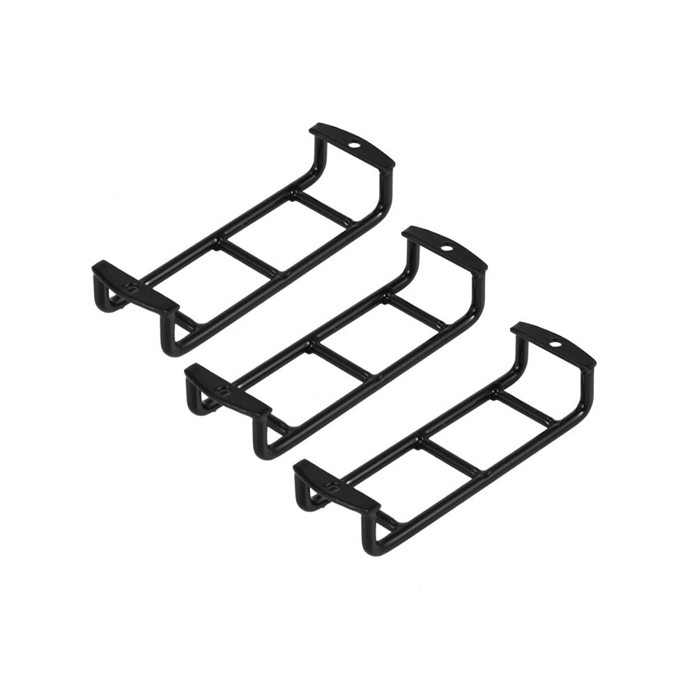 Brecantia Black 3X Rc Car Metal Ladder Stairs For Trx4 -4 Bronco Body Scx10 90046 90047 D90 1/10 Rc Crawler