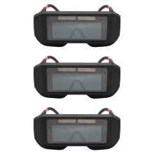 3X Solar Automatic Dimming Welding Protective Mask  Glasses Welding Cap