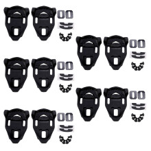 5X Bike Cleat Set Black Road Bike Cycling Pedal Cleat Lock Anti-Skid Road Bike Cleat for IClic/X-Presso Pedal