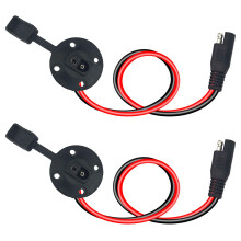 2X Connettore SAE-Porta Un Parete Laterale Presa Corrente SAE,per Pannello Solare SAE Un Connessione