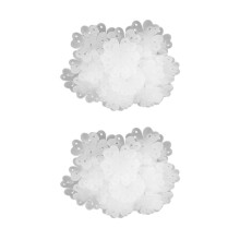 Packung mit 100 Tragbare Blume Form Ballon Clip Halter für Hochzeit Event Dekorationen Geburtstags Party Liefert