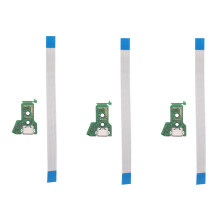 3X for PS4 Controller Micro-USB Charging Socket Circuit Board JDS-040 12-Pin Cable Port