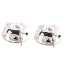 2X  Table Brûleur À Gaz Butane avec Tête de Flamme pour Siphon Chauffe-Café Maker Cafetière Moka Pot Poêle À Gaz