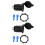 3X 5V 4.8A Dual USB Charger Socket Adapter Power Socket for 12V 24V Car Ship Rv 1