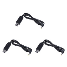 3X for UV-5R BL-5L 3800mAh High-Capacity Battery for USB Charger