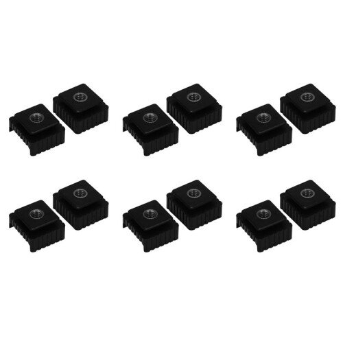 6Pcs Flash Hot Shoe Mount Adapter to 1/4 Inch Thread for Studio Light Stand Tripod
