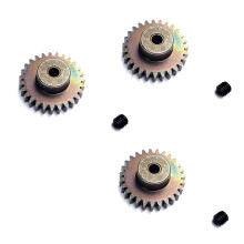 3X 27T Steel Motor Gear Upgrade Parts for 144001 124019 124018 A959-B A959B A969B RC Car Spare Accessories