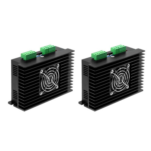 2X DM860H DSP Digital Microstep Driver Stepper Motor Controller 2-Phase for 23 34 Series Stepper Motor