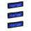 3X  LED Name Badge Rechargeable Light Sign DIY Programmable Scrolling Message Board Display LED,Type 5 1