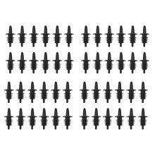 48Pcs Plastic Free Flow Liquor Spirit Bottle Pourer Bar Wine Cocktail Drinks