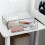 Clear Plastic Storage Drawer for Dresser Bathroom Tabletop Desktop Vanity Organizer,Transparent Stackable Drawer Storage 3