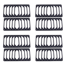40 PeçAs 120Mm Anti-VibraçãO Gaxeta de Silicone para Ventilador Redutor de RuíDo Almofada para Gabinete de Computador Pc Ventilador