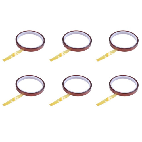 6X 10mm Width Heat Resistant High Temperature Adhesive  Tape