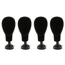 4X Modelo de Cabeza de Maniquí de Espuma Flocada Accesorios de Fotografía Molde de Cabeza de Maniquí Adulto Pelucas Gafas Soporte de Exhibición de