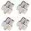 4X OTDR Adapter SC Connector Fiber Optic Adaptors for OTDR Tester 1
