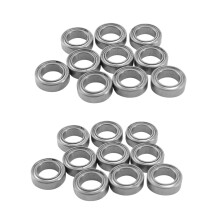 20 StÜCke Miniatur Versiegelt Metall Geschirmt Metrische Radial Kugel Lager Modell: MR85-ZZ 5X8X2.5mm