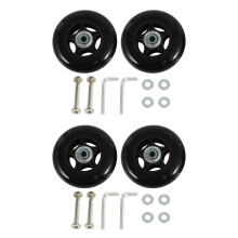 4 Set Luggage Suitcase Replacement Wheels OD 80mm
