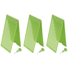 3X 9 Linhas 30 CéLulas ArdóSia para Escrita em Braile e Caneta Stylus Kit de ArdóSia de PláStico Braile para Cegos