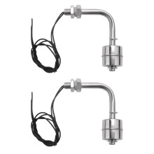 2X Liquid Water Level Stainless Steel Right Angle Floating for Aquarium