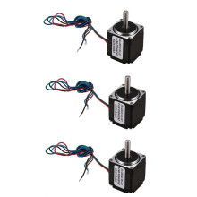 3X NEMA 11 28 Hybrid-Schrittmotor 1,8 Grad 2 Phase 4-Drähte 32-mm-Schrittmotor für CNC-Fräser