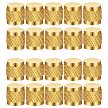 1/4 Flare Cover, Round Brass with Neoprene O- Seal, HVAC Valve Cover, Refrigerant Lock Cover, HVAC Lock Cover 20PCS