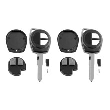 2X Car Remote Key 2 Buttons Fit for Swift Sx4 Alto Jimny Vitara Ignis 2007-2013 433Mhz