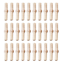 20 Pieces Brass 6 mm Straight for Hose Quick Coupling, Golden