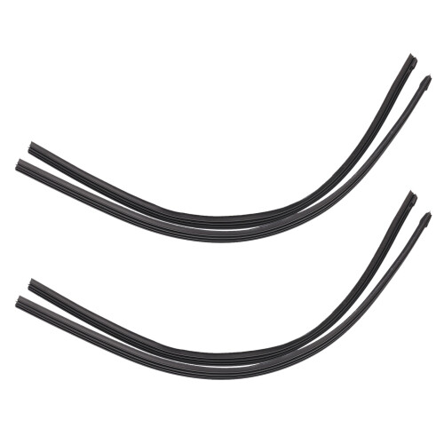 4PCS 18 Inch 6mm Frame Windshield Wiper Blade Refill Car Bus Silicone Universal 1