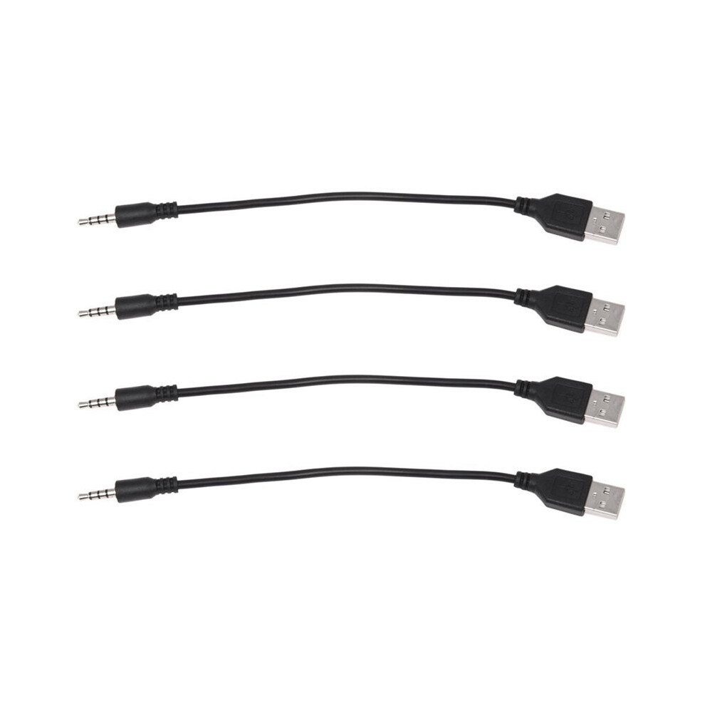 Photos - Card Reader / USB Hub Jojomino 4pcs 3.5mm Plug AUX Audio Jack to USB 2.0 Male Charger Cable Adapter Cord for Car MP3 