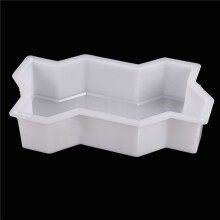 3X Three Waveform Garden Path Plastic Concrete Paving Brick Mold DIY Walkway Cement Brick Mold
