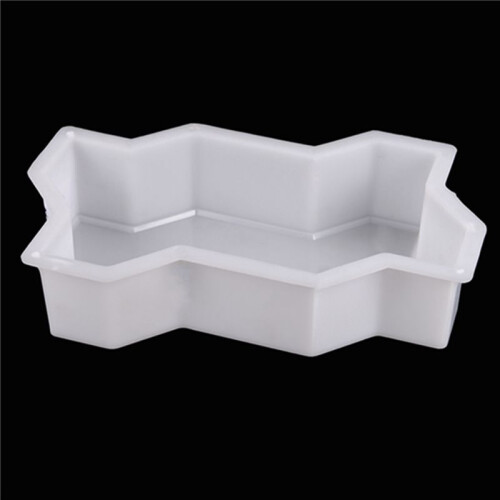 3X Three Waveform Garden Path Plastic Concrete Paving Brick Mold DIY Walkway Cement Brick Mold