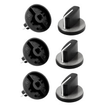6x Embedded Gas Stove Stove Knob Knob Ignition Cap Ignition