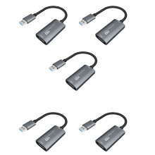 5X Video Aufnahmen Karte USB 3.0 HD Audio Aufnahme Karte 4K 60FPS Spiel Echtzeit Streaming Video Rekorder Aufnahme Gerät