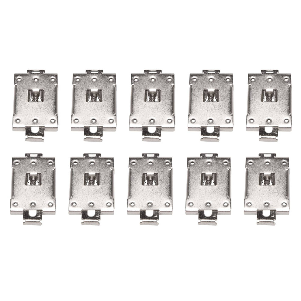 10X Din Rail Mount Bracket Equipment Rack G3ne G3na Electrical For Ssr R99-12 Fins 6032765470044