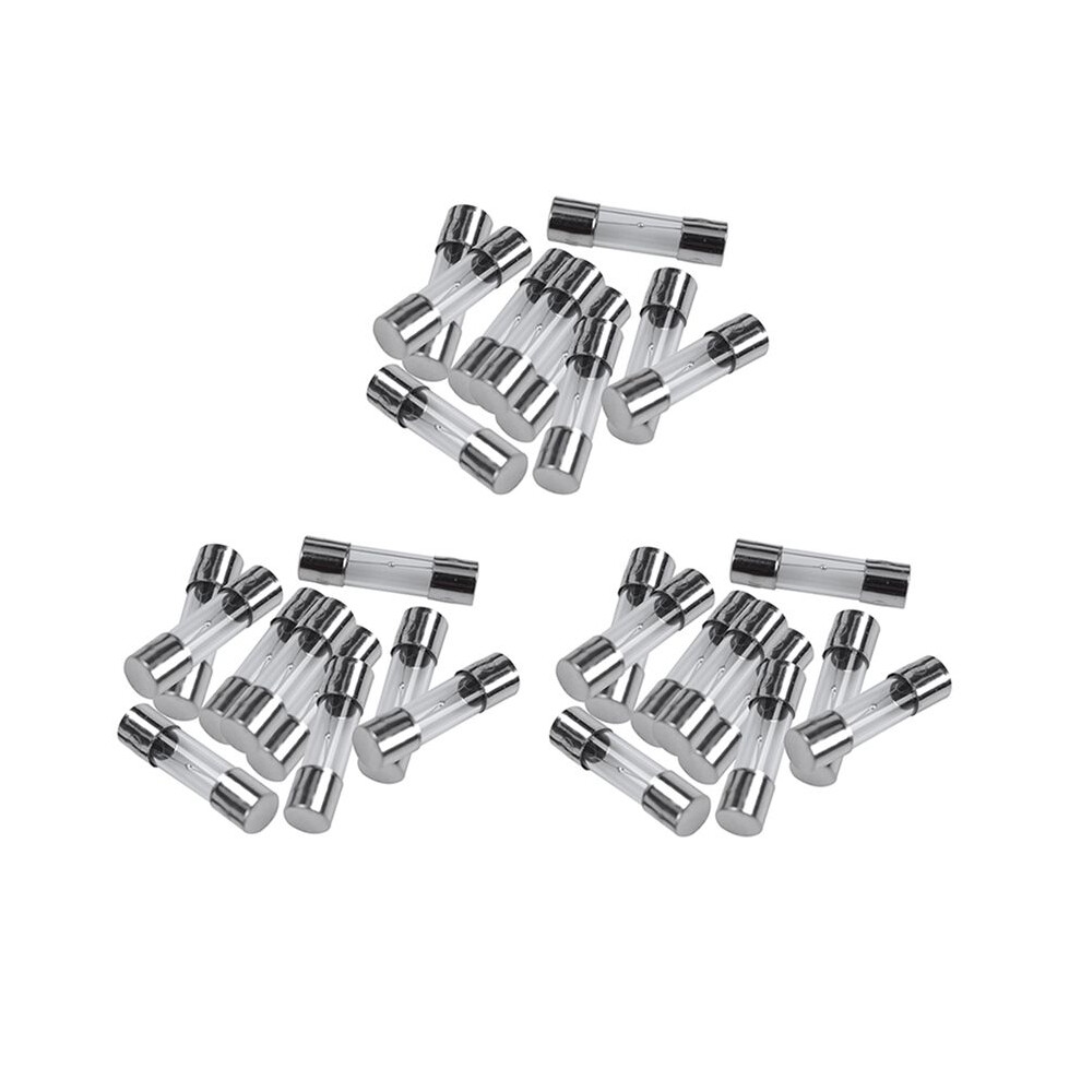 30 Pcs 250V 3A 3Amp Slow Blow Glass Fuses Tubes 5Mm X 20Mm 6032298715353