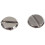 50 Sets Leather Belt 5 X 6 mm Silver Screw Binding 5