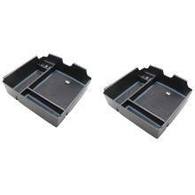 2X for Carnival 2021 2022 Car Central Console Armrest Storage Box Holder Interior Organizer Glove Tray Accessories