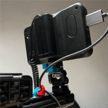 4X Coiled D-Tap to L-Series F550 Battery Dummy Cable for Feelworld/Atomos Shinobi Small Hd/Andycine Camera Monitor