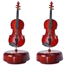 2X Violin Music Box, Rotating Musical Base, Classical Music Box Instrument, Gift for Boys Girls Birthday Christmas