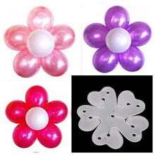 Packung mit 100 Tragbare Blume Form Ballon Clip Halter für Hochzeit Event Dekorationen Geburtstags Party Liefert
