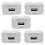 5X Phone Charging Panel USB Power Module 220V Socket 5V Transformer 2.1A USB Charging Power Socket Switching Adapter 1