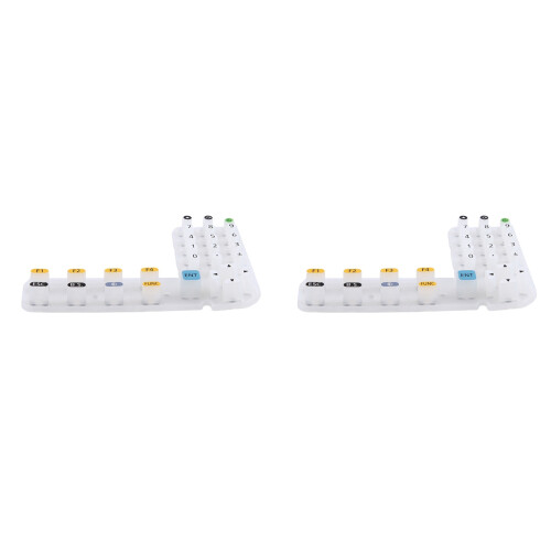 2X Soft Keyboard Keys for Total Station GM52 IM55(B)