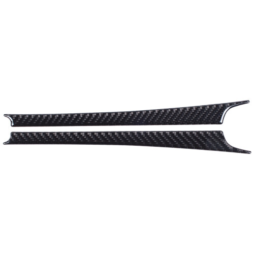 2X Carbon Fiber Interior Central Control Panel Trim Cover for  C Class W204 2007-2013 RHD 2