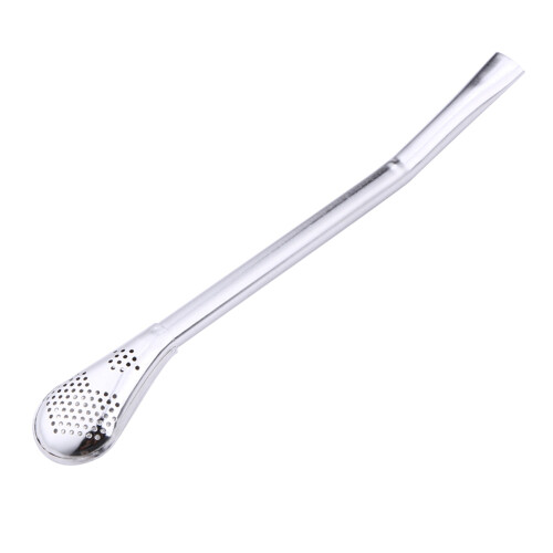 2X Stainless Steel Drinking Straw Filter Handmade Herb Mate Tea Light Bulb Gourd Washable Practical Tea Tools 2