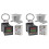 2X PID-Temperature Controller REX-C100 Thermostat Kit High Voltage 100ACV to 240ACV+SSR Relay 40DA+ K Probe 1