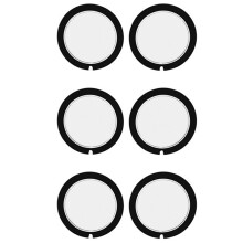6x Objektiv Schutz Kamera GehäUse Sticky Schutz Hülle Kits Objektiv Deckel mit Klebstoff für Insta 360 ONE X2