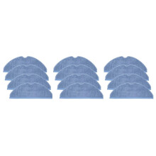 12Pcs Vacuum Mop Replacement Pads for T7 T7 S7 Reusable Floor Expert Wet Replacement Microfiber Soft Pad