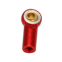 30Pcs M3 Joint Link Bar Rod Seals Tie Rod End for 1/10 RC Truck Car Truck Buggy Red