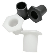 Rubber Paraplu Kegel Ringgat Plug voor Terras Tafel Parasol Binnenplaats Paraplu Tuin Paraplu Frame Wit